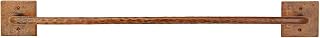 Premier Copper Products TR18DB 18-Inch Hand Hammered Copper Towel Bar, Oil Rubbed Bronze
