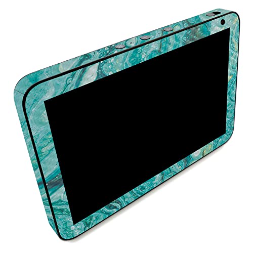 Image of MightySkins Carbon Fiber Skin Compatible with Amazon Echo Show 8 (Gen 2) - Sea Limestone | Protective, Durable Textured Carbon Fiber Finish | Easy to Apply | Made in The USA
