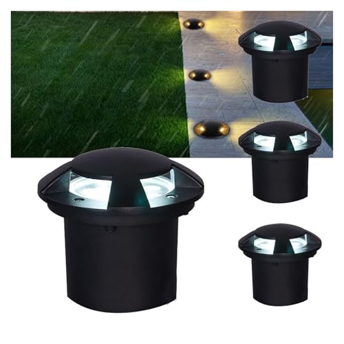 LGJEGD 12 V Niederspannungs-Radkastenleuchten, IP67, wasserdicht, 3 W, Einfahrtsleuchten, seitlicheâ€¦ – Vignette