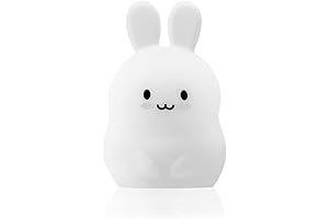 Squishy Bunny Night Light: Lumipets Animal Silicone Nursery Lamp