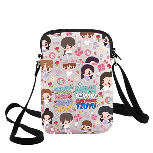 G2TUP Korean Pop Crossbody Bag Korean Pop Group Fans Gift Group Member Shoulder Bag Music Concert Merch