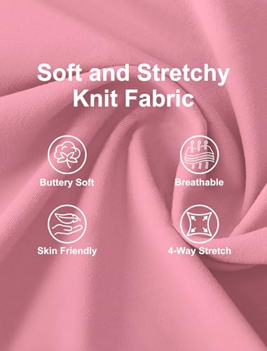 Image of Wide Leg Work Pants for Woman Stretchy Office Slack Dress Pants Business Trousers with Pockets