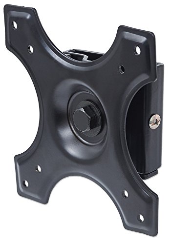 Manhattan TV & Monitor Mount, Wall, Fixed, 1 screen, Screen Sizes: 10-32", Black, VESA 75x75 to 100x100mm, Max 15kg, Lifetime Warranty