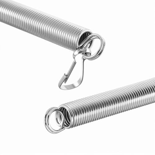 20 Inch Screen Door Spring, 2PCS Long Extension Spring Screen Door Closer Springs Self Closing Garage Door Springs Replacement Hardware for Light Storm and Screen Doors