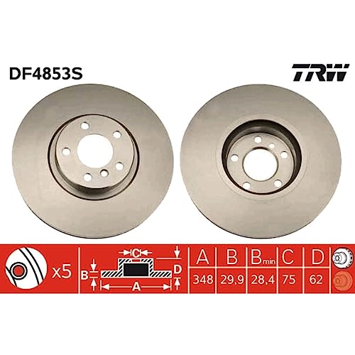 Trw DF4853S Disco Freno - 3