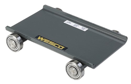 Wesco Industrial Products 480020 Steel Deck Machine Dolly, 10,000-lb. Capacity, 8.5" x 11.75" x 2.5"