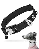 Raipult Designer Magnetic Quick-Release Dog Collar, Premium Soft Nylon Boy Dog Collars with Self-Clo
