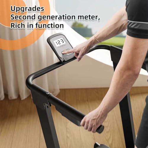Image of Curved Treadmill with Non-Electric Motorized, 2 in 1 Foldable Design Adaptive Variable Speed with LED Display, Motorless Self Propelled Treadmill for Home Office, No Assembly Required 350LBS
