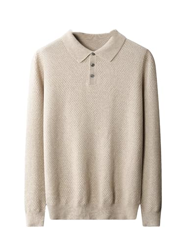 Dcvmvmn Men Fashion Spring Cashmere Sweater Long Sleeve Pullover Casual Warm Knitwear