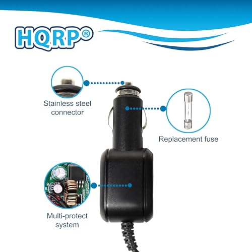 Cargador para auto HQRP compatible con tablet Amicroe AMI-TT4 miniatura 4