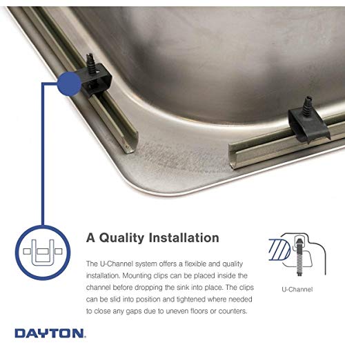 Image of Elkay D117211 Dayton Single Bowl Drop-in Stainless Steel Bar Sink 17 x 21