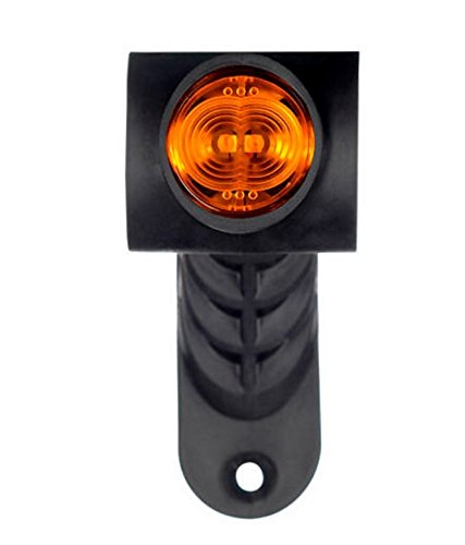 8 x 24 V LED zijmarkeringslichten afgrenzingslichten oranje vrachtwagen aanhanger 30 cm