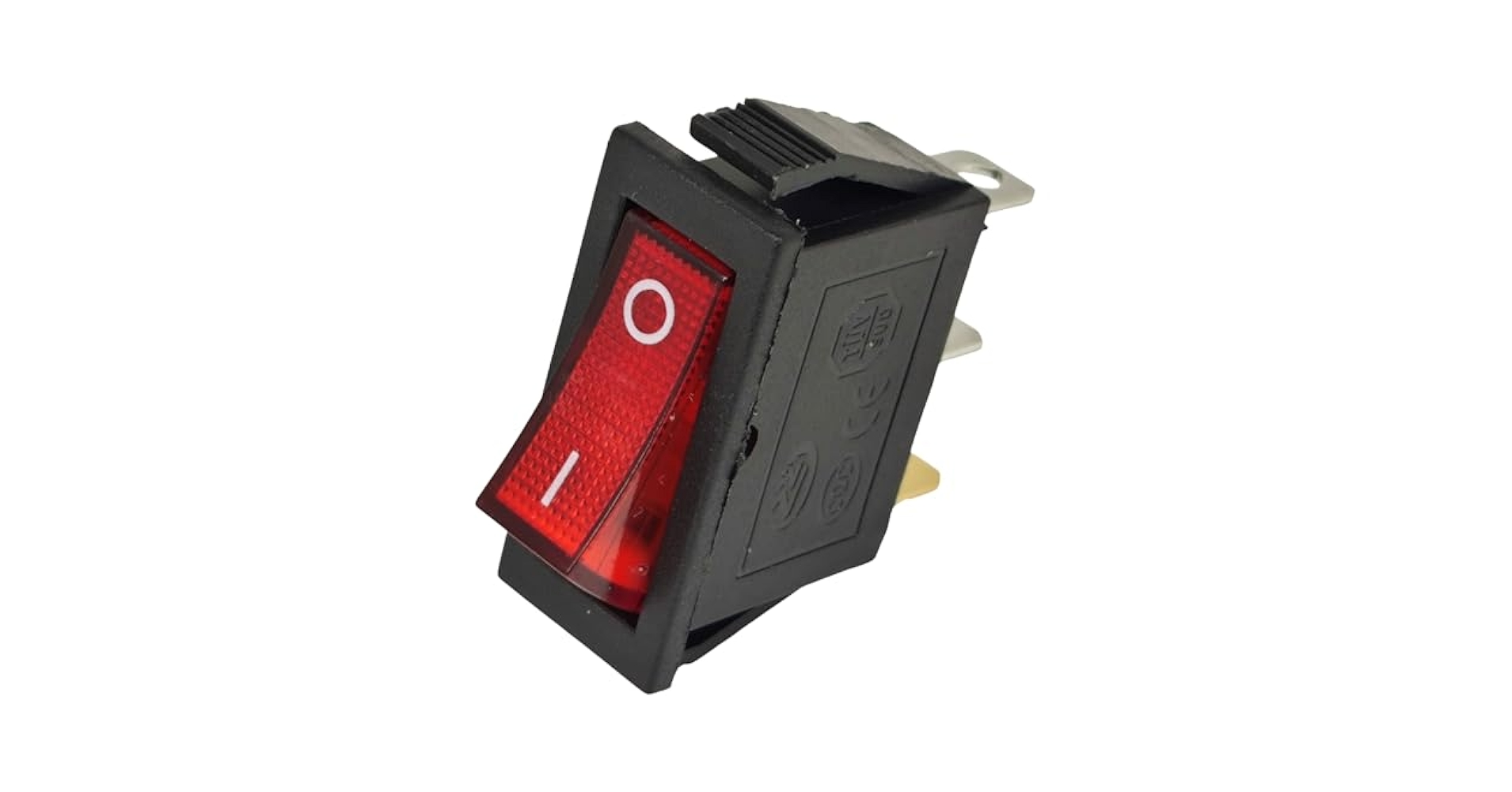 Amazon.com: XYZIL ZE-235L Red Illuminated Rocker Switch ON