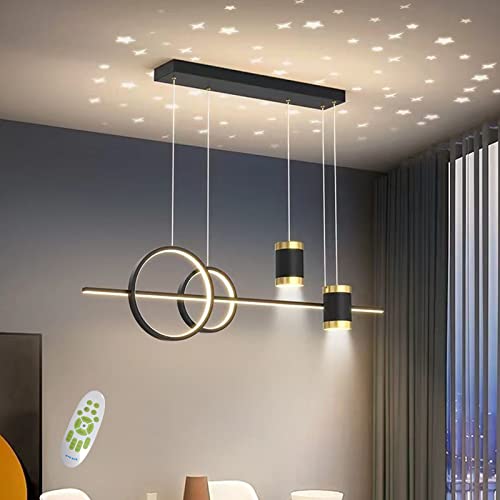 Suspension design réglable en hauteur avec télécommande pour sublimer le salon