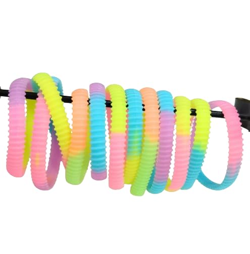 CLICKETY CLACK Magical Silicone Glow in the dark bracelet for kids & Adults / Gifting Option, Rakhi Band/Friendship Band/Birthday, Parties Theme Fancy Accessories/Free Size Bands (Pack-12) (Pack-12) (B0CDH8TC5P) Amazon Price History, Amazon Price Tracker