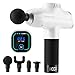 Produktbild Qisiewell AY15 Massagepistole Elektrisches Hand-Massagegerät Für Nacken Schulter Rücken Massage Gun Entspannungstherapie 4 Massageköpfe 5 Geschwindigkeitsstufen Muskel-Vibrationsgerät (Weiß)