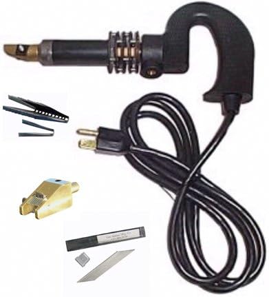 Ideal Tire Groover Grooving Iron Kit with Blades and Multi-Blade Siper Head