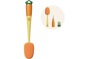 3-in-1 Water Bottle Sponge Brush: Ultimate Clean for Bottles, Cups, and More