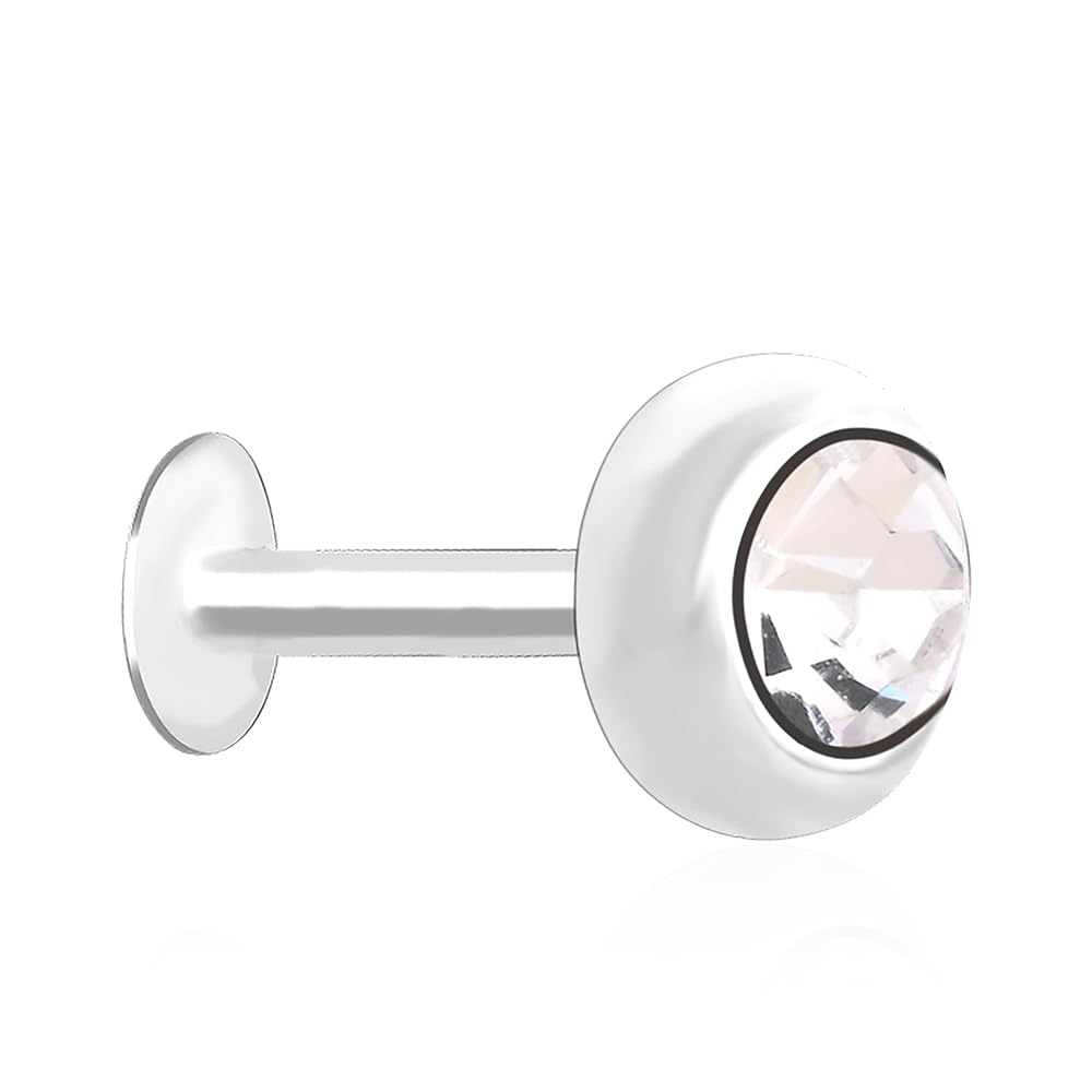 touch925 925 Silver Dome Glow Nose Pin for Women and Girls | Rounded Dome-Style Nose Pin in Silver | Adjustable Comfortable Nose Jewelry for Everyday & Office Wear-picture-10