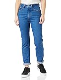 Levi's 501 Crop Jazz Pop Hose, Med Indigo-Worn IN, 31W / 30L para Mujer