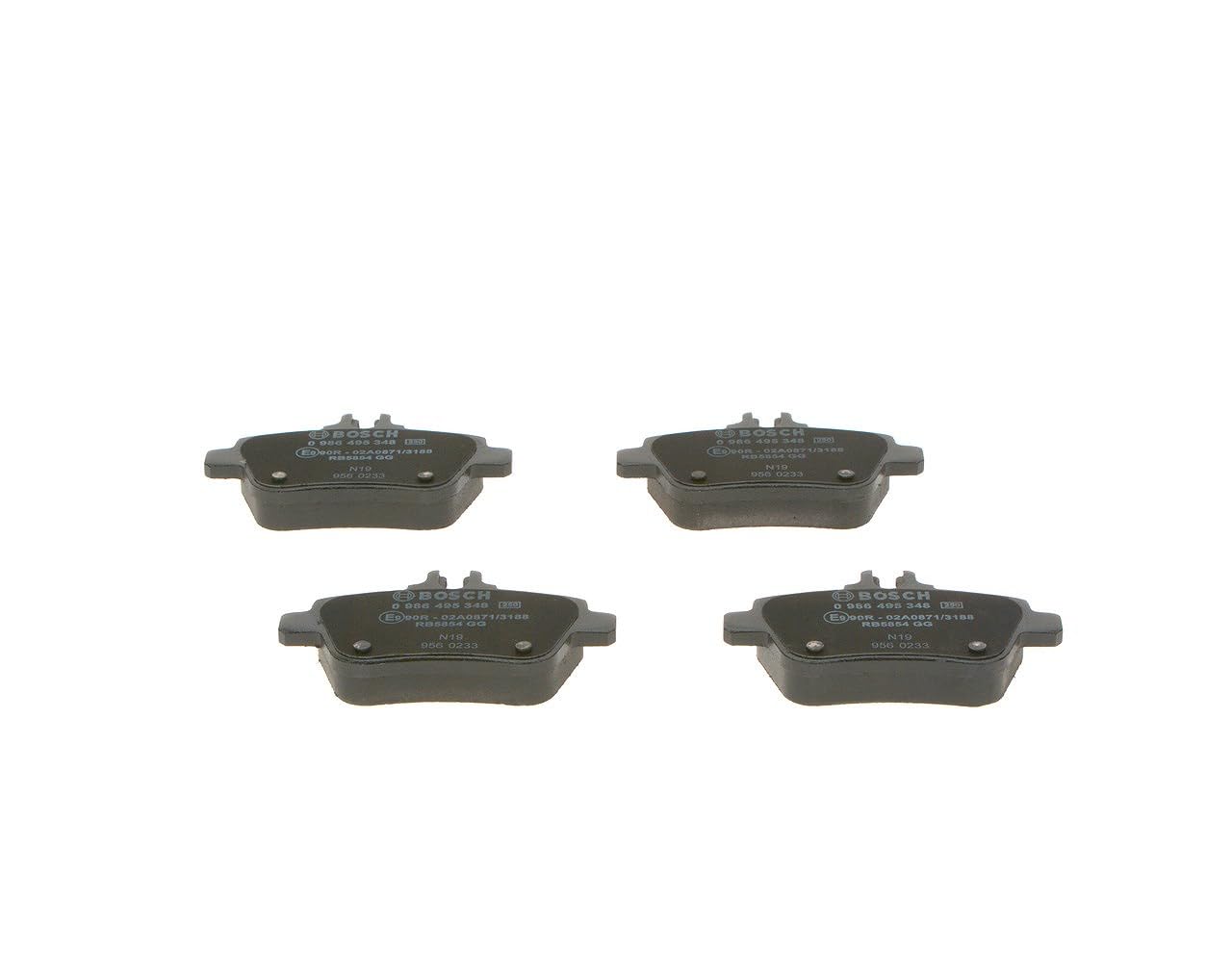 Bosch Fren Balatası Arka Mercedes-Benz A Serisi A 160 15-18, A 180 12-18, A 200 12-18, A 220 4Matic 14-18, A 250 12-18, A 160 986495348 BP1640