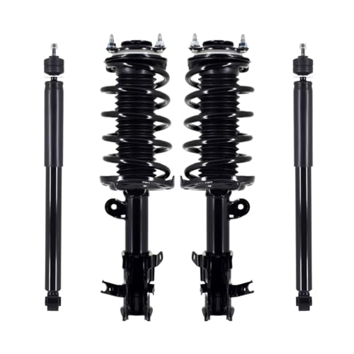 PM Auto Set 4 Front Quick Complete Strut-Coil Spring-Rear Shock For 2016-2021 Acura ILX Monotube Performance Upgrade