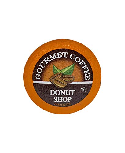 Donut Shop Blend Coffee Pods - 100 Count Gourmet Single Serve Cups Compatible with Keurig Brewers - Smooth, Balanced Medium Roast