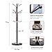 Kertnic Metal Coat Rack Stand with Natural Marble Base, Free Standing Hall Tree with 12 Hooks for Hanging Scarf, Bag, Jacket, Home Entry-way Hat Hanger Organizer (Bronze)