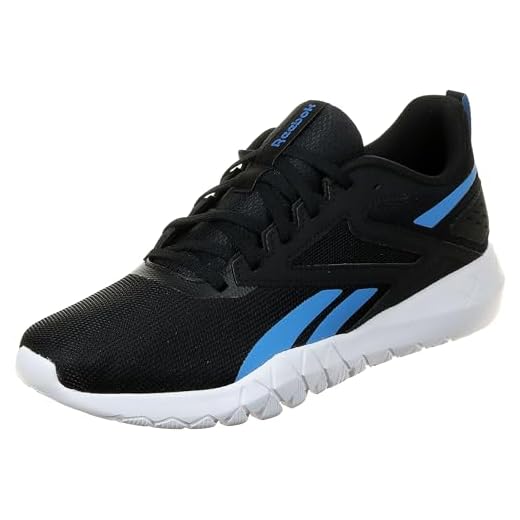 Reebok Flexagon Energy TR 4, Zapatillas Hombre, Negro Kinetic Blue Footwear White, 44.5 EU