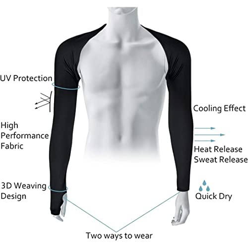 Protección solar para mujeres en chal con mangas de brazo de enfriamiento 6
