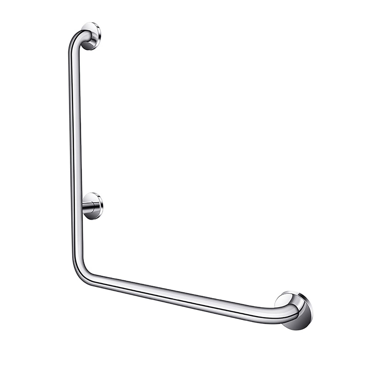 Corrimano della Toilette, Barra di Sostegno ad Angolo Verticale a Forma di L, corrimano del Bagno dell'ospedale del Bagno dell'hotel, maniglioni della Doccia for Anziani (Color : A)