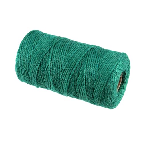 PINGEUI 4 Rolls 100m Green Garden Twine, 2mm Garden Twine Color Packaging Natural Jute String for DIY Handicraft Decoration, Binding - Image 4