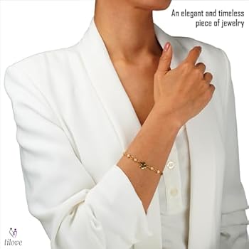 TILOVE Natuurstenen Armband Labradoriet Helende Therapie Voor Dames Met Geluksklaverblad Van Roestvrij Staal Ontworpen In Frankrijk Wellness Chakra Armband Cadeau Idee Dames Moederdag 16cm 1033280173