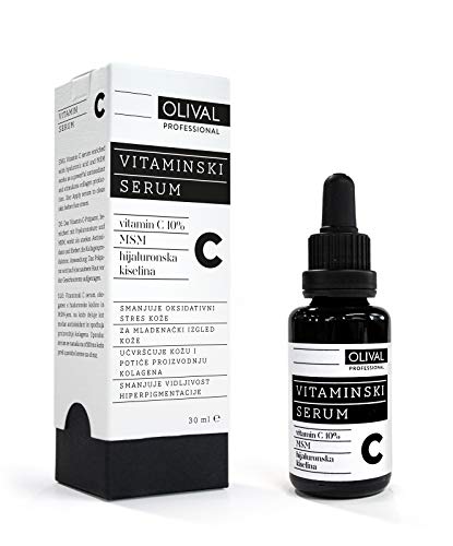 Olival Professional Vitamin Serum C - Anti-Aging Serum mit 10% Vit. C - Reduziert Falten, Linien & die Sichtbarkeit von Hyperpigmentierungen 30ml Cover