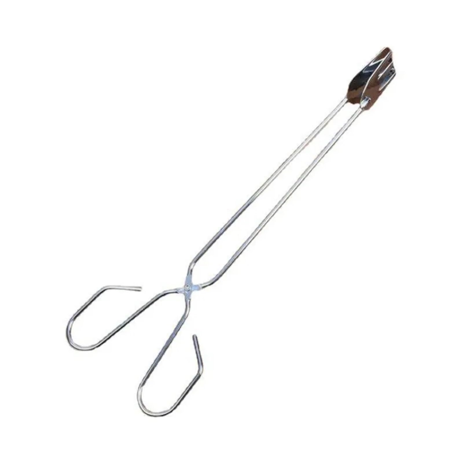 Fire Tongs Stainless Steel Grill Tongs Food Vegetable Meat Charcoal Clamps Frying(1PC)