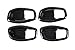 JUNLELI Door Inner Grab Handle Bowl Decoration Cover Trim Decal for Jeep Renegade 2016-2023 Car Interior Accessories ABS Carbon Fiber