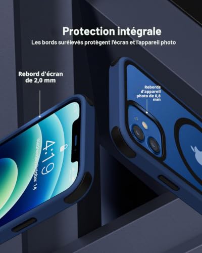 Coque iPhone 12 Pro anti rayures et chocs MobNano pour éviter les bris d'écran