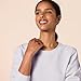 Amazon Essentials Women's Fleece Crewneck Long Sleeve Pullover Sweatshirt (Available in Plus Size), Lilac, Medium