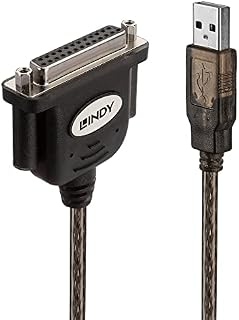 LINDY USB to 25 Way Parallel Adapter Cable 1.5m