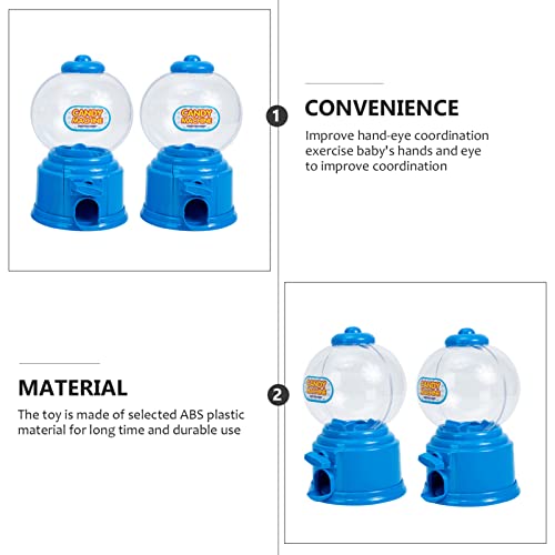 Cabilock Brinquedo Infantil 2PCS Mini Candy Machine Machines Gumball Machines Bubble Gumball Dispens