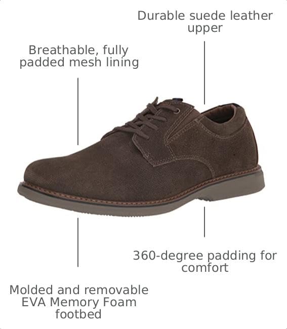 Image of Nunn Bush Otto Plain Toe Oxford