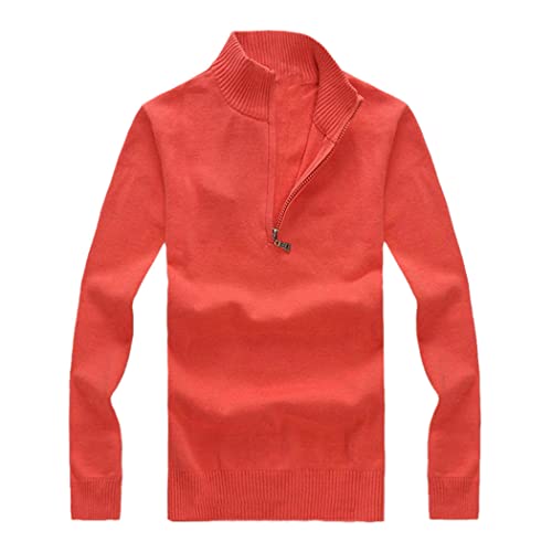 Pull en tricot col montant homme en coton anti-irritation coupe confort M