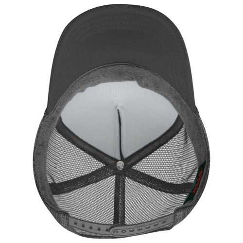 Image of OTTO Polyester Foam Front 5 Panel High Crown Mesh Back Trucker Hats in 97, Bulk, Wholesale