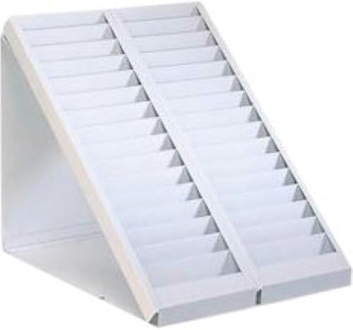 VICS Desk Employee ID Card Rack, Liberty Model 190-30-DM,30 Pocket-White