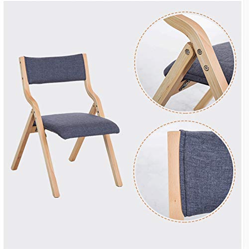 Chaise pliante bois portable compacte pour le manque de place maison