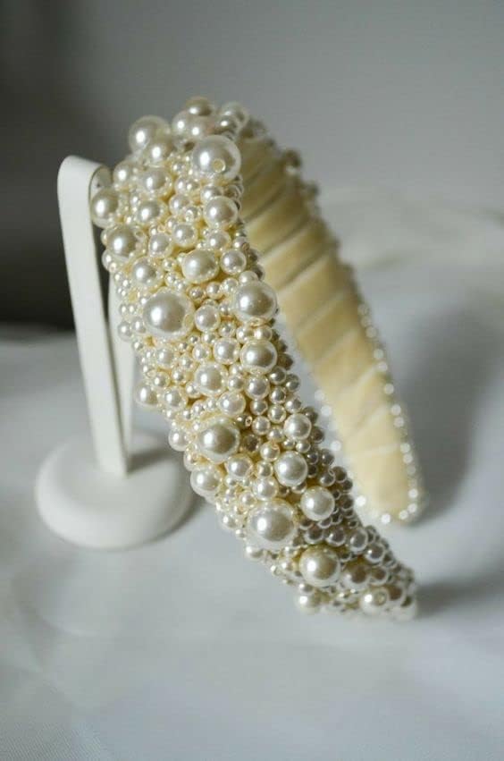 1200PCS Ivory Flat Back Pearls Gems, Mixed Size 2/4/6/8/10/12/14mm Half Round Pearls Beads for Crafts, Hair, Shoes, Nail Art Decorations - Image 4