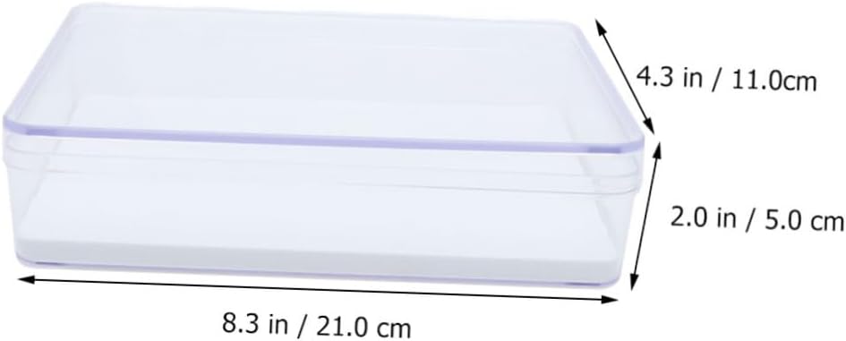 OUNONA 1Pc Transparent Specimen Display Box Insect Box for Safe Storage Multifunctional Use for Jewelry and Crafts for Educational and Collection Purposes