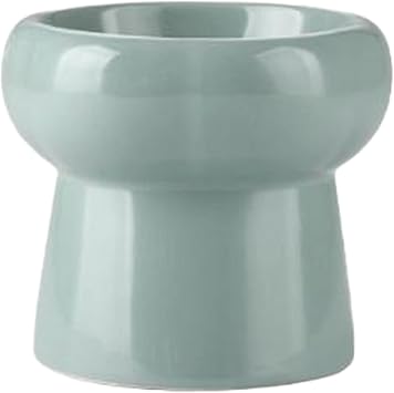 Amazon Bellarino フードボウル ねこ 小型犬 えさ皿 食べやすい 水飲みボウル ペットボウル 脚付食器 セラミック 陶器 猫 ライトグリーン ｂｅｌｌａｒｉｎｏ 食器 ボウル 通販