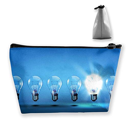Preisvergleich Produktbild Trapezförmige Kosmetiktaschen Make-up Kulturbeutel Glühbirne Druck Reise Aufbewahrungstasche Telefon Geldbörse Tragbar 3858