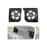 SAUTVS 6.5' Under Dash Kick Speaker Pod Brackets for E-Z-GO TXT 1994+ Accessories, Front Kick Panels Loudspeaker Mount Support 6.5inch Speaker Devices for EZGO TXT Standard Golf Cart, 2PCS